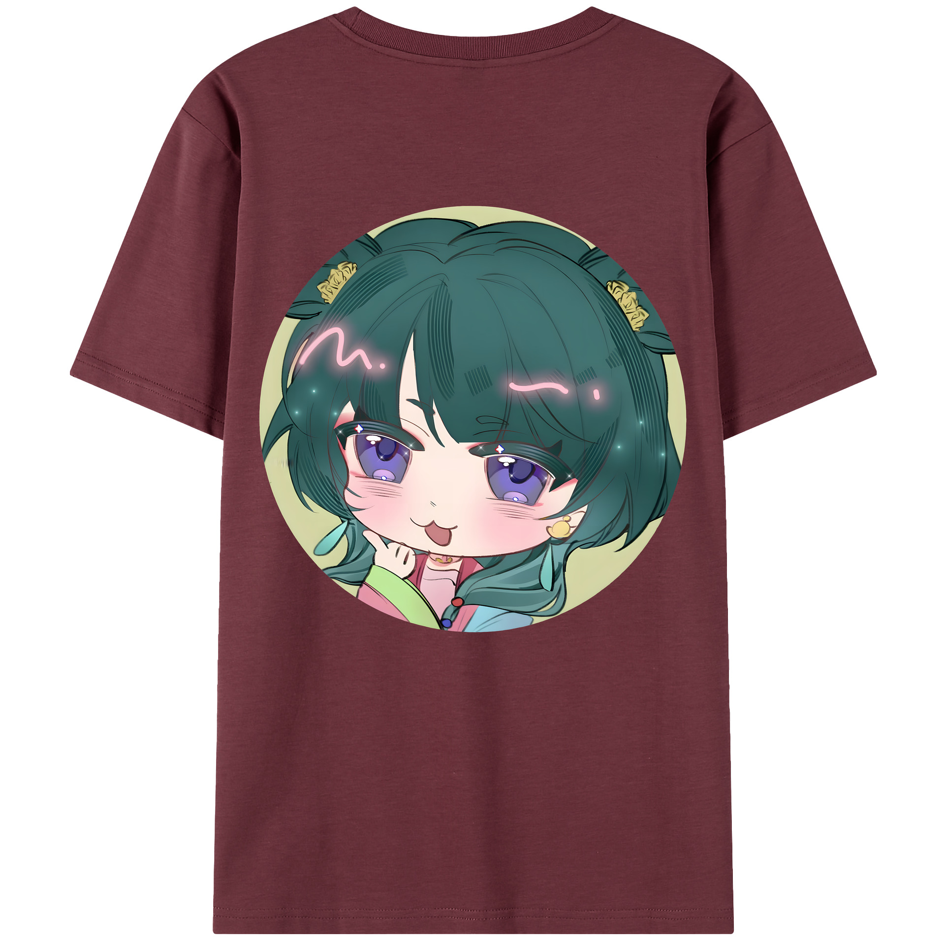 （画像用） 薬屋のひとりごと The Apothecary Diaries 綿100％半袖Tシャツ（背面プリント）